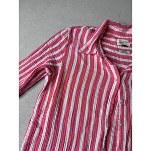 Universal Thread Gauze Shirt and Shorts Set Women's M/S Beach Cover Up Coastal